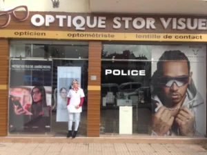 Optique stor visuel lentille