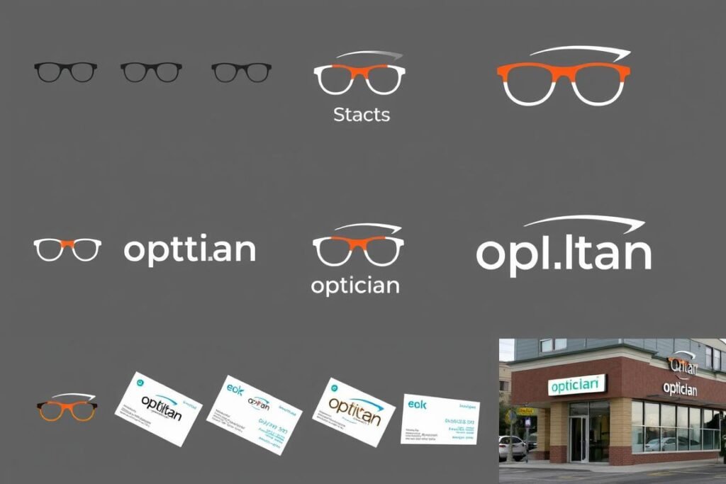 Évolution d'un logo opticien du concept à la finalisation