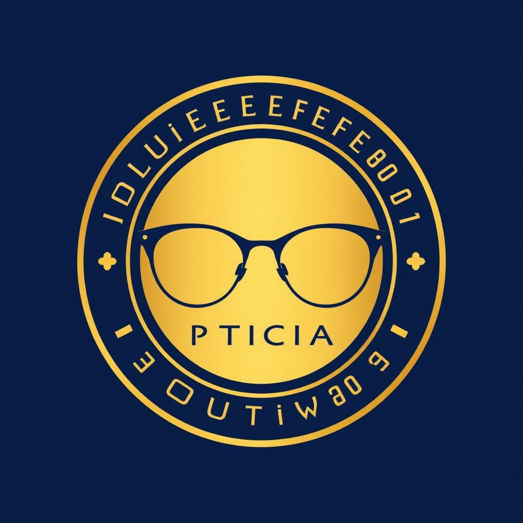 Logo opticien design pour boutique haut de gamme