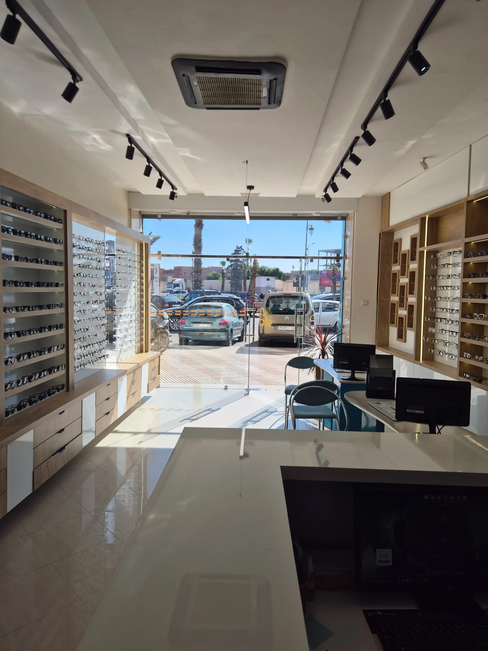 inzoptic vue generale magasin inezgane